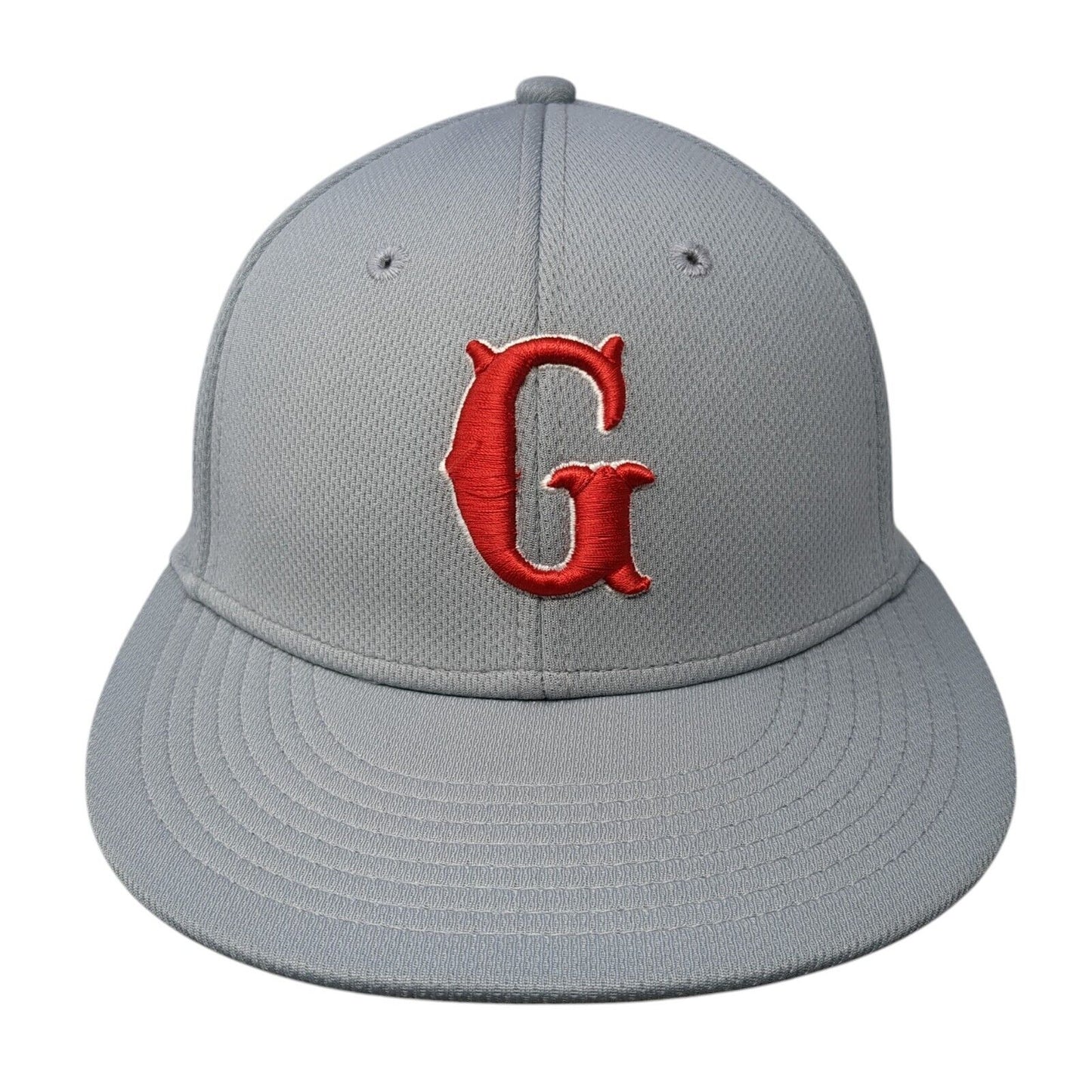 Letter G Logo Fitted Hat Gray M/L Embroidered OC Sports MWS Series