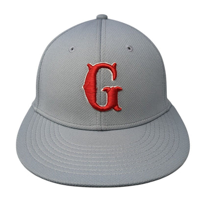 Letter G Logo Fitted Hat Gray M/L Embroidered OC Sports MWS Series