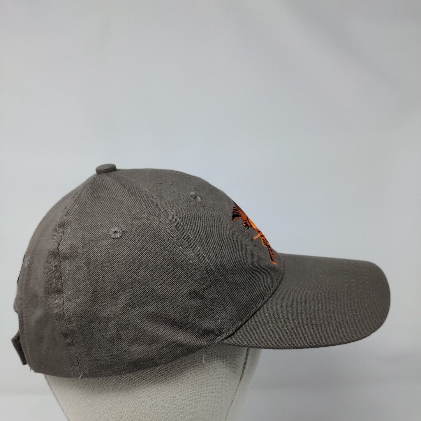 NRA Eagle Strapback Hat Brown One Size Adjustable Embroidered 6 Panel