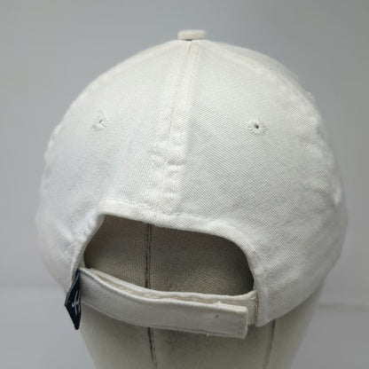 Town Talk Baseball Cap White One Size Benbow Hotel Resort Strapback Hat Cotton
