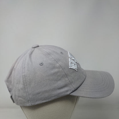 New Smyrna Beach Florida Strapback Hat Gray One Size Embroidered