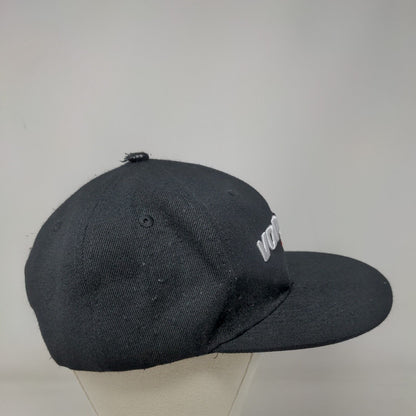 Vortek Offroad Snapback Hat Black One Size Embroidered Solid 6 Panel