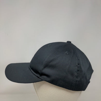 Port Authority Slideback Hat Black One Size Adjustable Vented Holes Blank