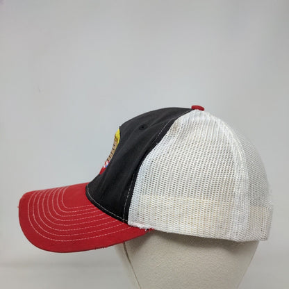 Richardson Snapback Mesh Back Trucker Hat Multicolor One Size Embroidered