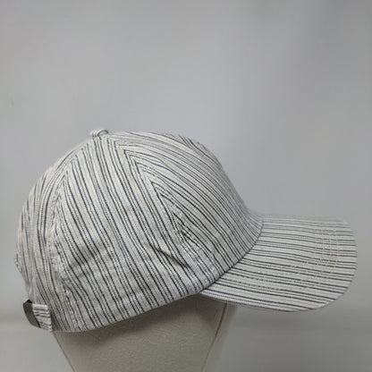 Billabong Slideback Hat Multicolor One Size Adjustable Pinstripe Blank Cotton