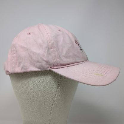 Pacific Headwear Baseball Cap Pink One Size Sweet Pea by Char Rose Floral Hat