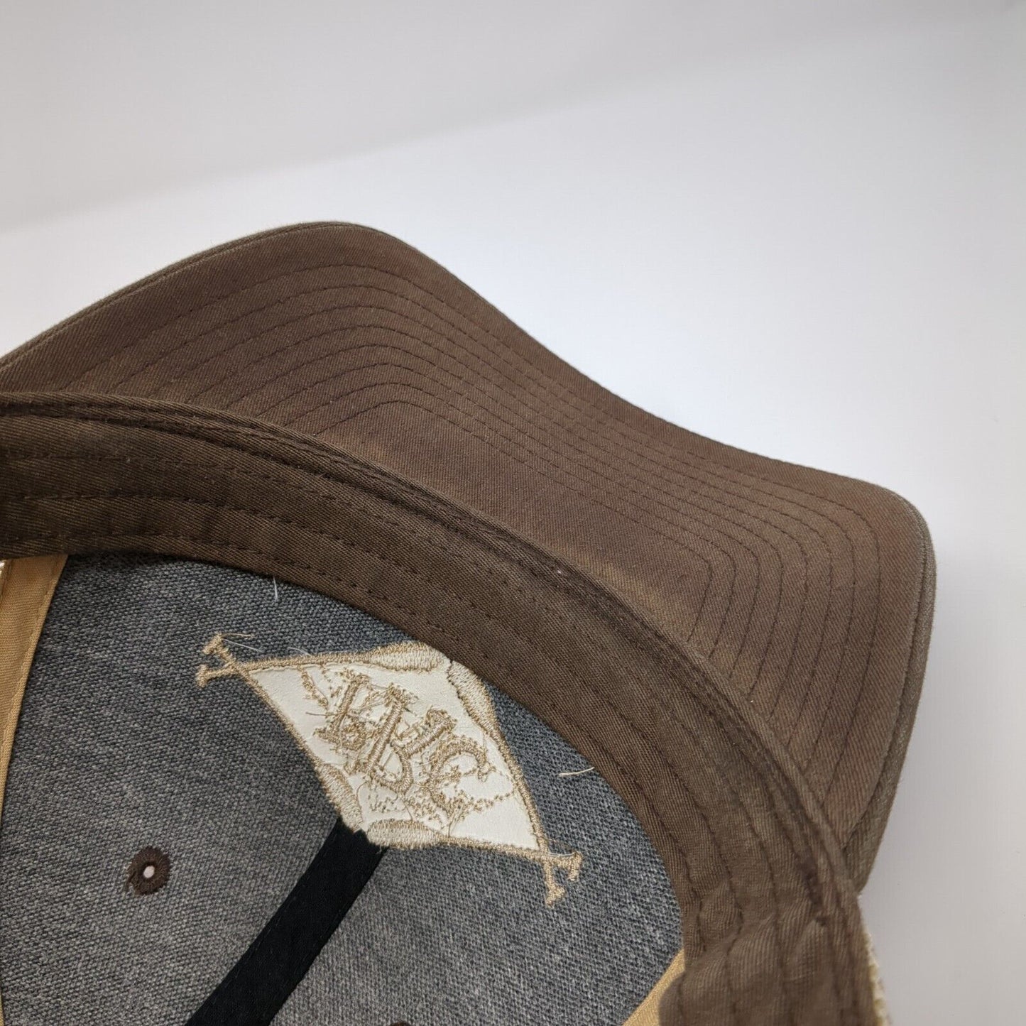 PRC Payette River Company Idaho Snapback Trucker Hat Brown OS Adjustable Mesh