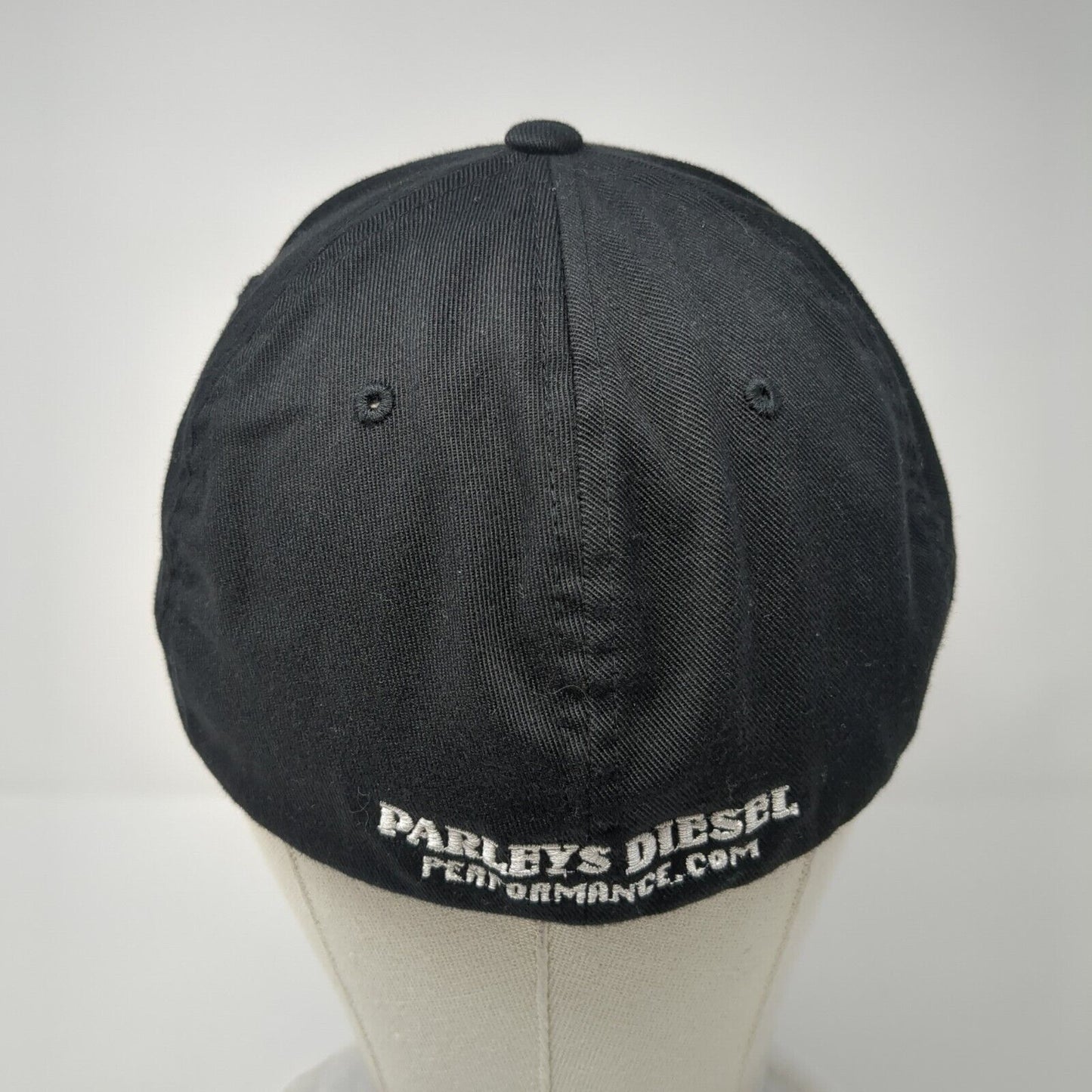 Parleys Diesel Performance Fitted Hat Black L-XL Flexfit Embroidered