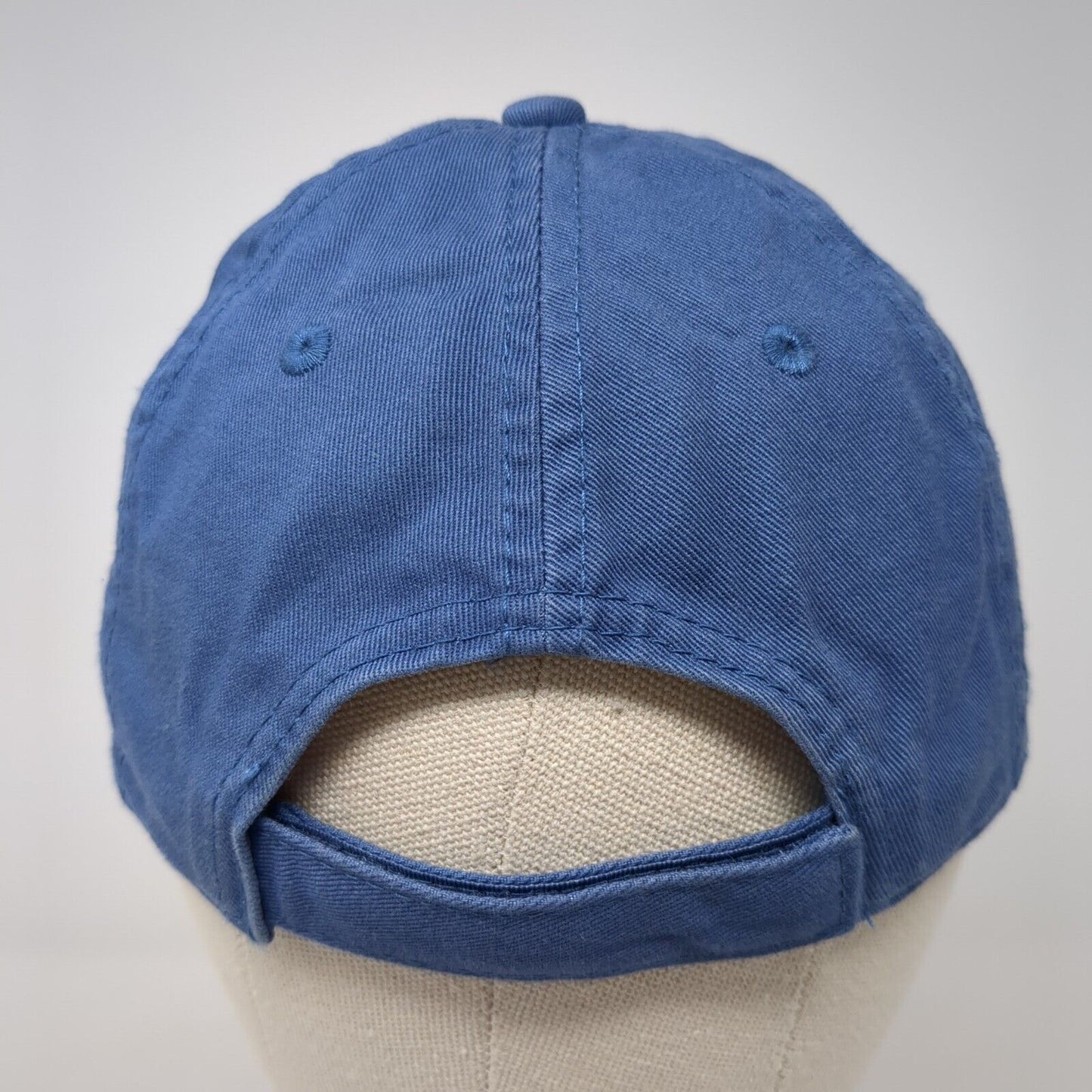 Life is Good USA Flag Strapback Hat Blue One Size Adjustable Patriotic Cotton