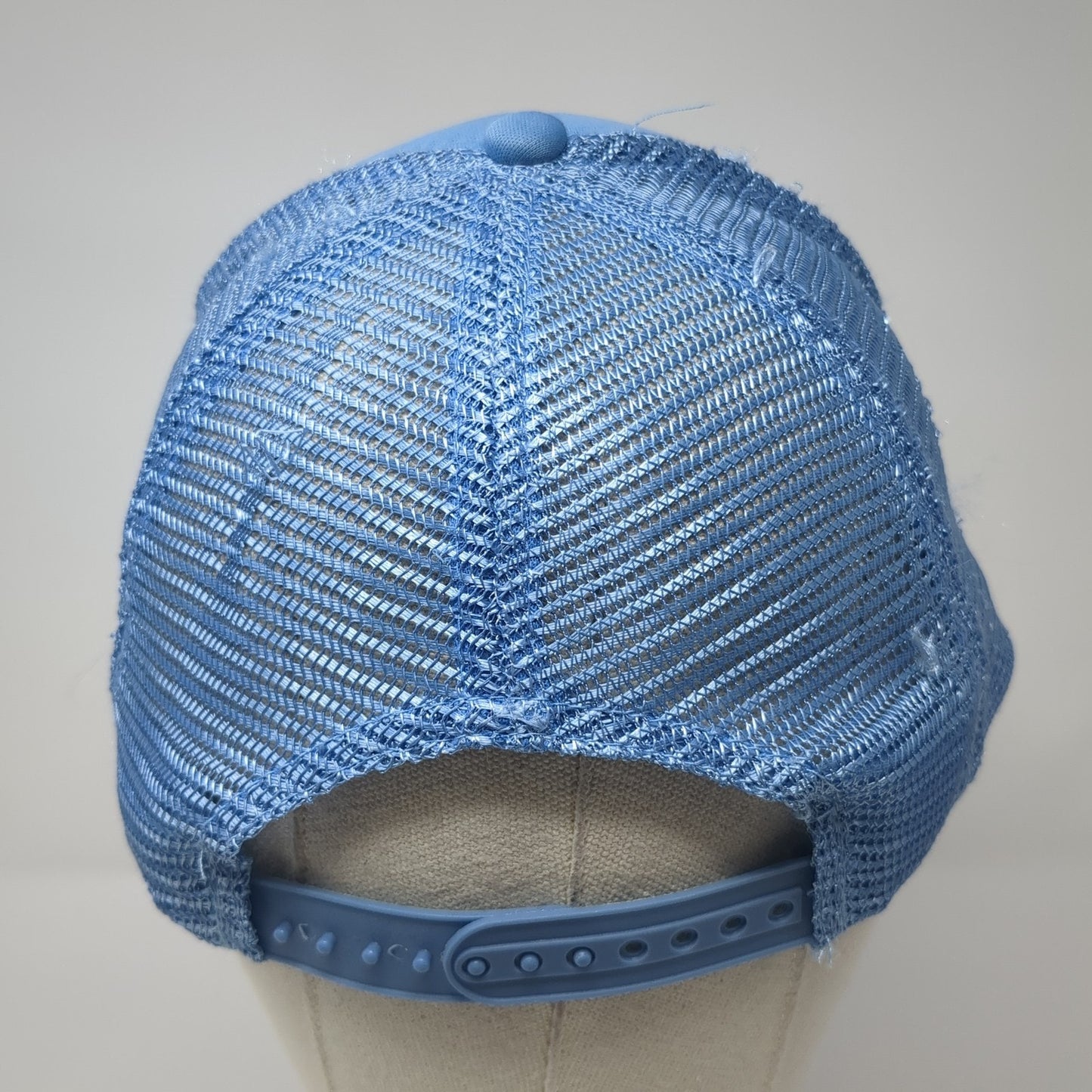 Hawaii Islands Molokai Lanai Kona Trucker Hat Blue OS Adjustable Mesh Back Rope