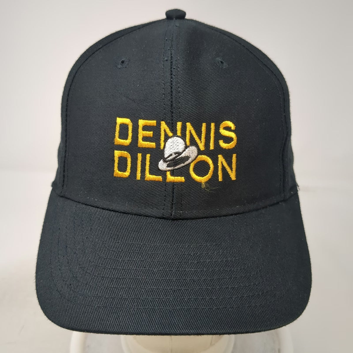 Mohr's Snapback Black One Size Hat Dennis Dillon Logo Cowboy Hat Embroidery
