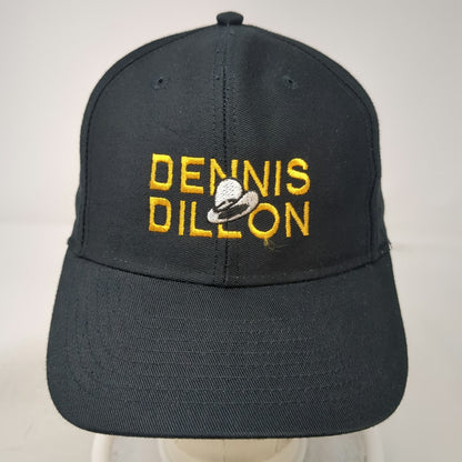 Mohr's Snapback Black One Size Hat Dennis Dillon Logo Cowboy Hat Embroidery