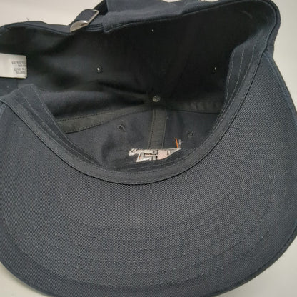 Under Armour Baseball Cap Black Orange White OSFM Slideback Letter F Logo Hat