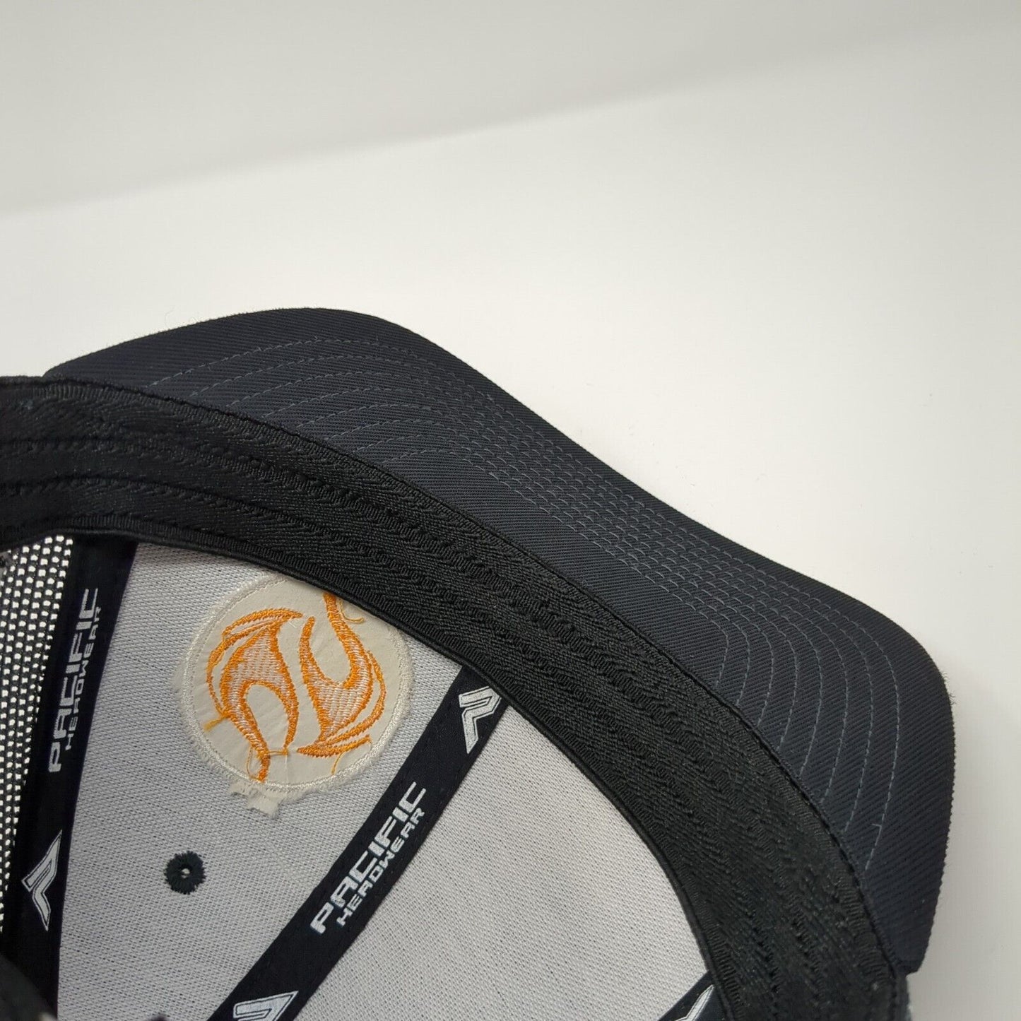 CrossFit Fireside Logo Fitted Trucker Hat Gray 6 7/8-7 3/8 Colorblock