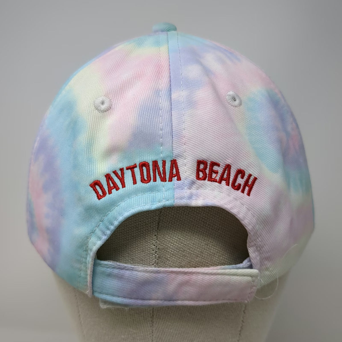 Bubba Gump Baseball Cap Blue Pink One Size Daytona Beach Heart Tie Dye Hat