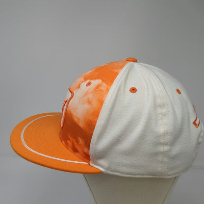 Puma Snapback Hat Orange One Size Tie Dye Cobra Golf Logo Patch Piping Flexfit