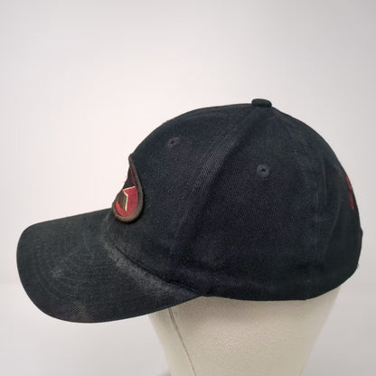 Zamboni Snapback Hat Black One Size Adult Adjustable Embroidered Logo Patch Red