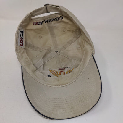 US Open 2012 The Olympic Club Slideback Hat Tan One Size Embroidered USGA Member