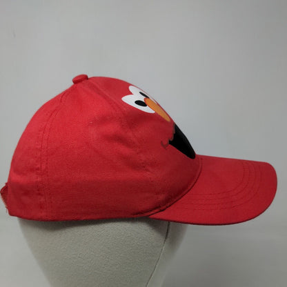 Sesame Street Boy's Strapback Hat Red Size Toddler Graphic Elmo Face Logo