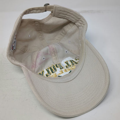 The Game Cal Poly Mustangs NCAA Golf Beige One Size Cap Slideback Embroidery