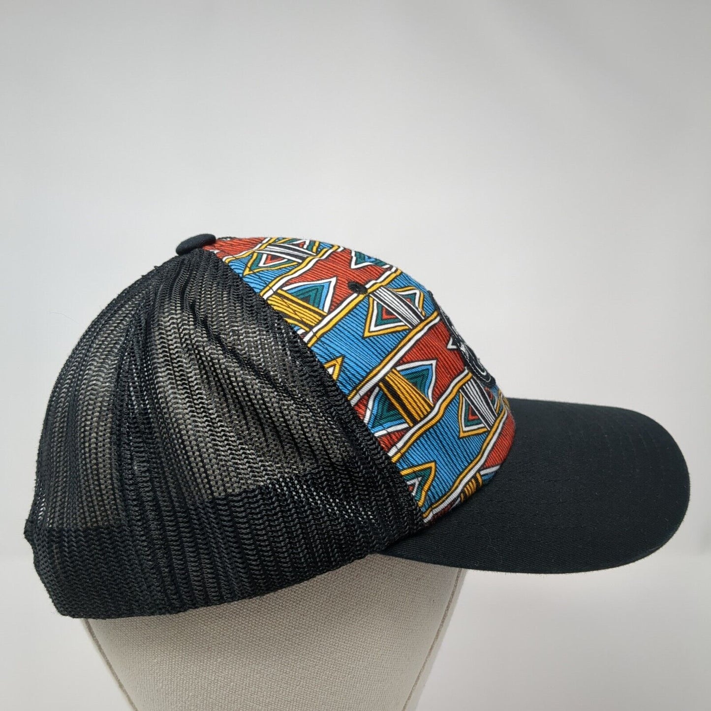 Hooey Snapback Mesh Back Trucker Hat Multicolor One Size Geometric