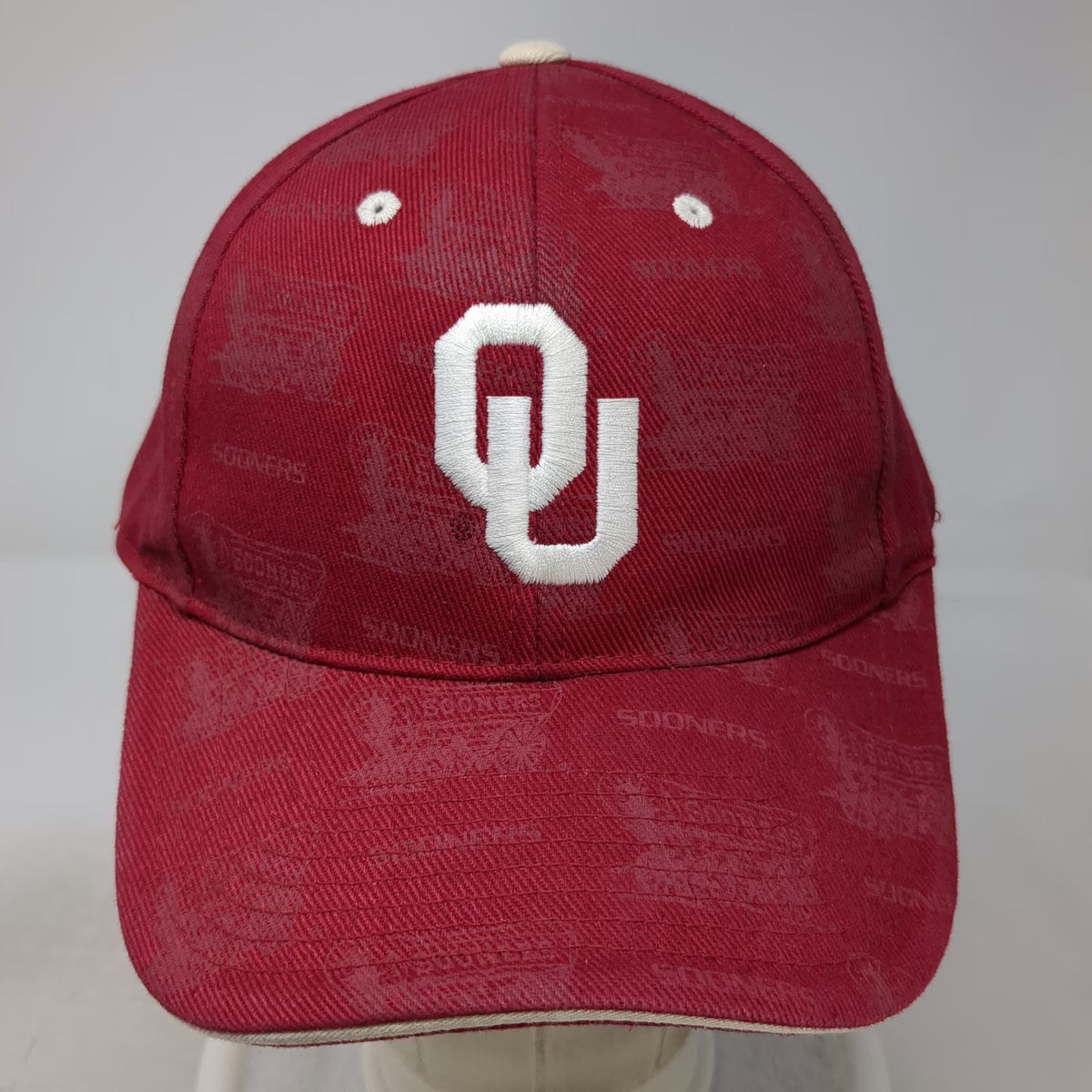 Oklahoma Sooners NCAA Captivating Headgear Red Cap One Size Allover Print Hat