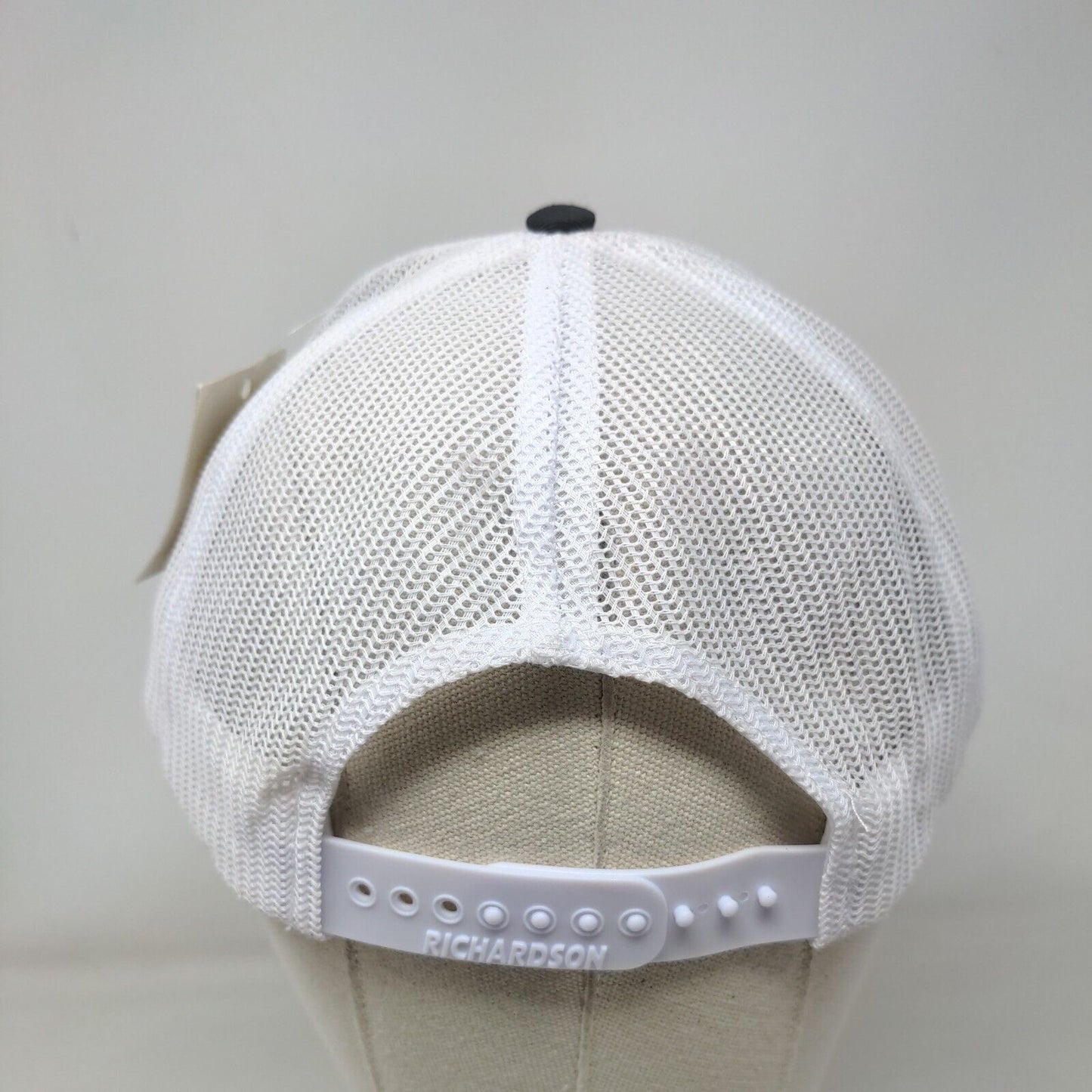White-Tailed Deer Snapback Trucker Hat Gray OS Mesh Back W/Tags Richardson