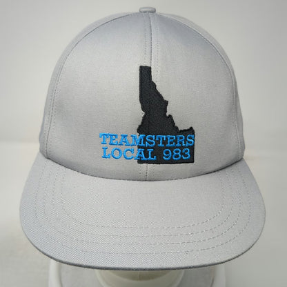 Unionwear Snapback Gray One Size Teamsters Local 983 Idaho Workers United Hat