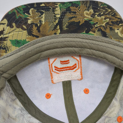 Toyota Trucks Baseball Cap Green Camo One Size Strapback Orange Accents Hat