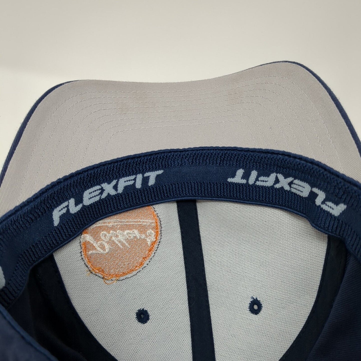 Potter's Fitted Hat Blue S/M Embroidered Solid Flexfit Port Authority