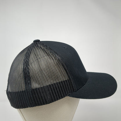 Studio H Architects Snapback Trucker Hat Black One Size Mesh Back Yupoong