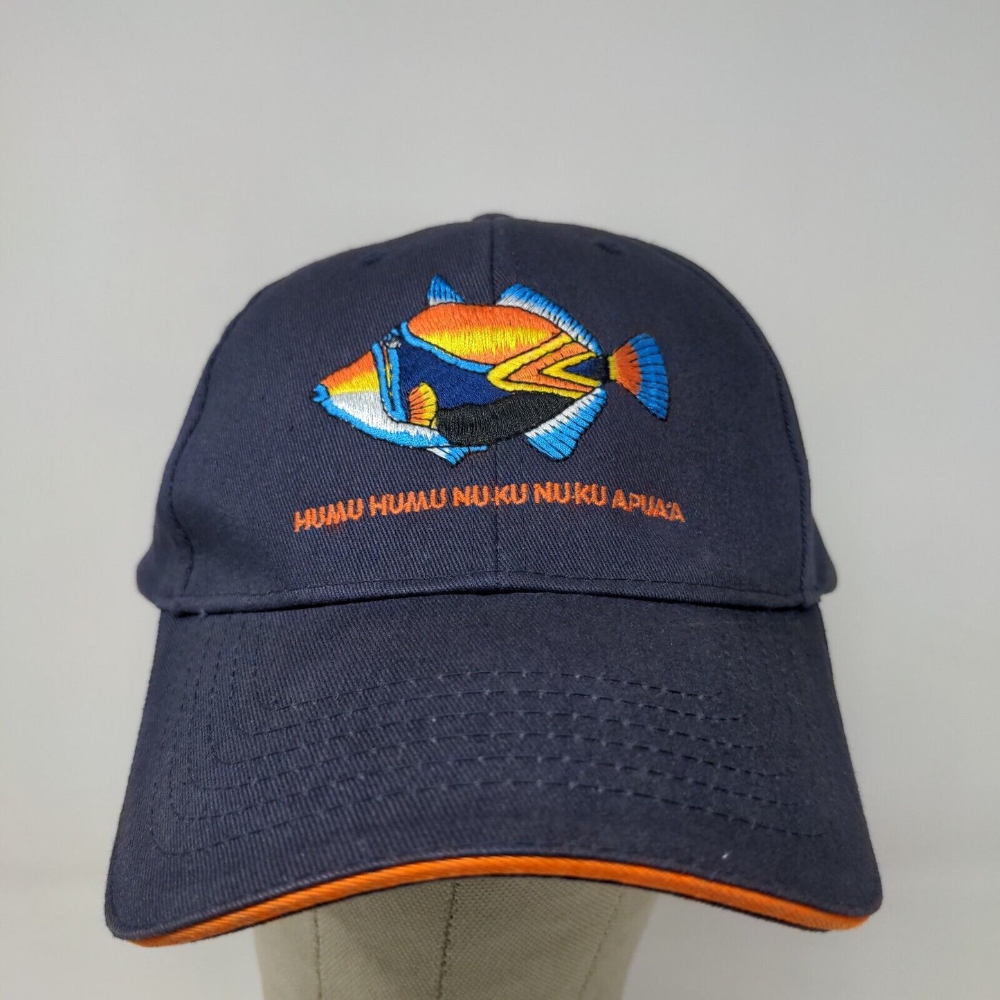 Surfware Hawaiian Classics Men's Snapback Hat Blue OSFA Embroidered Fish Logo