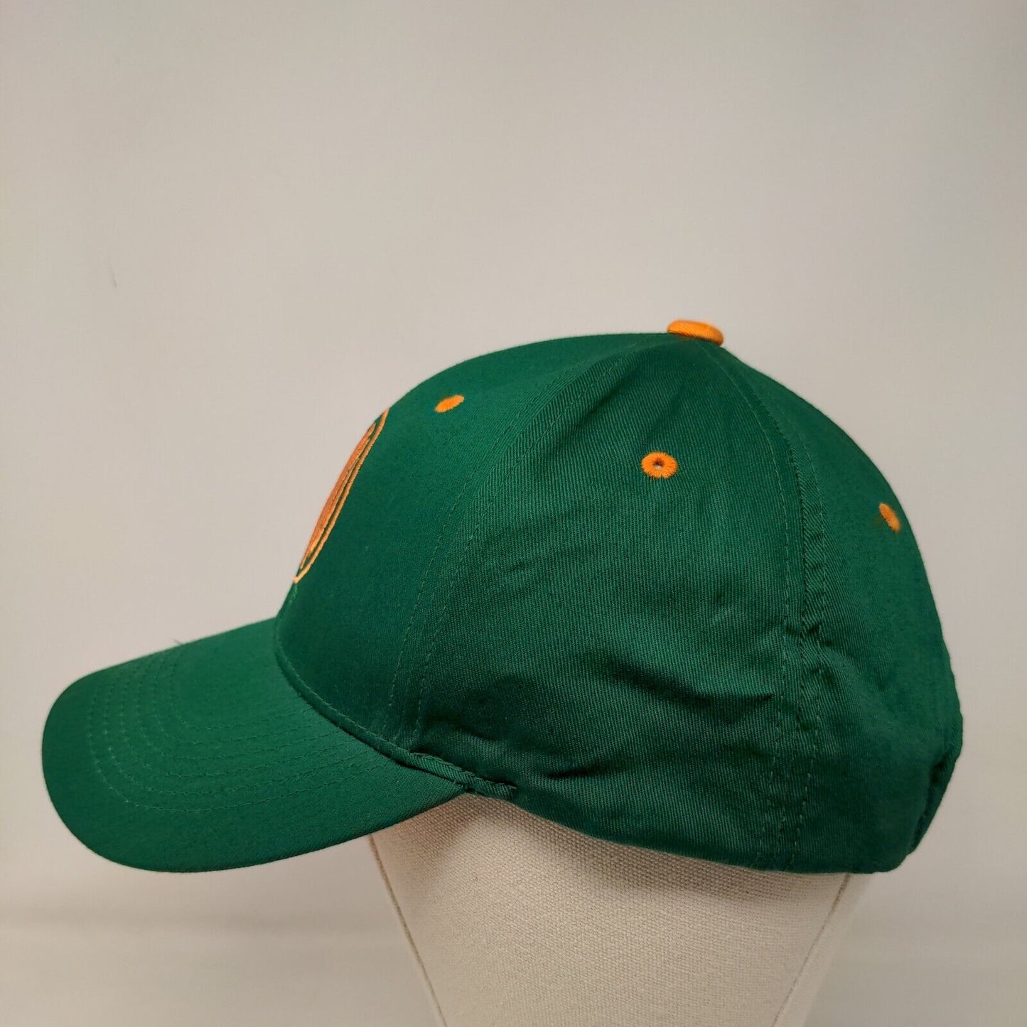 Captivating Headgear Men's Strapback Hat Green OSFA Embroidered FAMU Rattlers