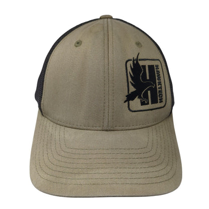 Hawktech Fitted Mesh Back Trucker Hat Brown L/XL Colorblock Richardson