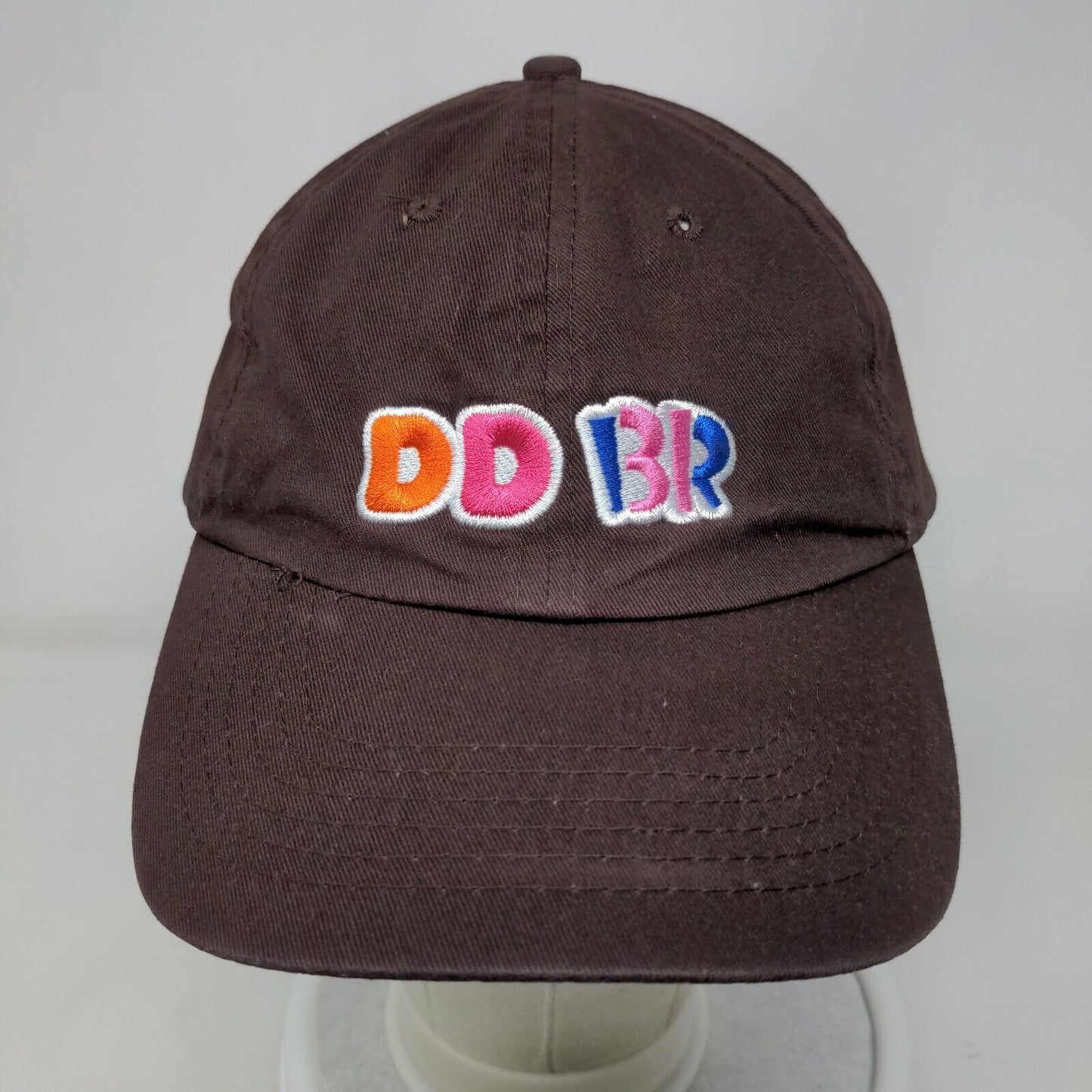 Dunkin' Donuts Baskin Robbins Strapback Hat Brown OSFA Employee Uniform