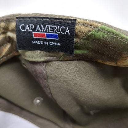 DuPont Range and Pasture Strapback Hat Green OSFA Lined Camouflage Cap America