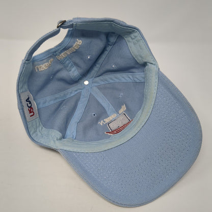 U.S. Open 2019 Pebble Beach Slideback Hat Blue One Size Adjustable USGA Member