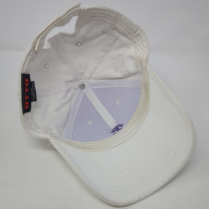 Izod Strapback Baseball Cap White One Size Adjustable Embroidered 6 Panel Otto