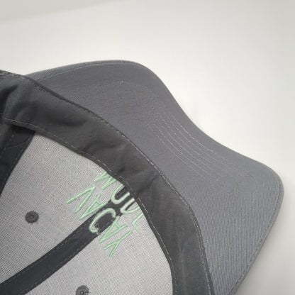 Vacay Mode Strapback Hat Gray One Size Adjustable Embroidered 6 Panel Cotton