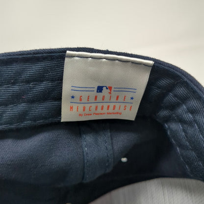 New York Yankees MLB Drew Pearson Baseball Cap Hat Blue OSFM Strapback NY Script
