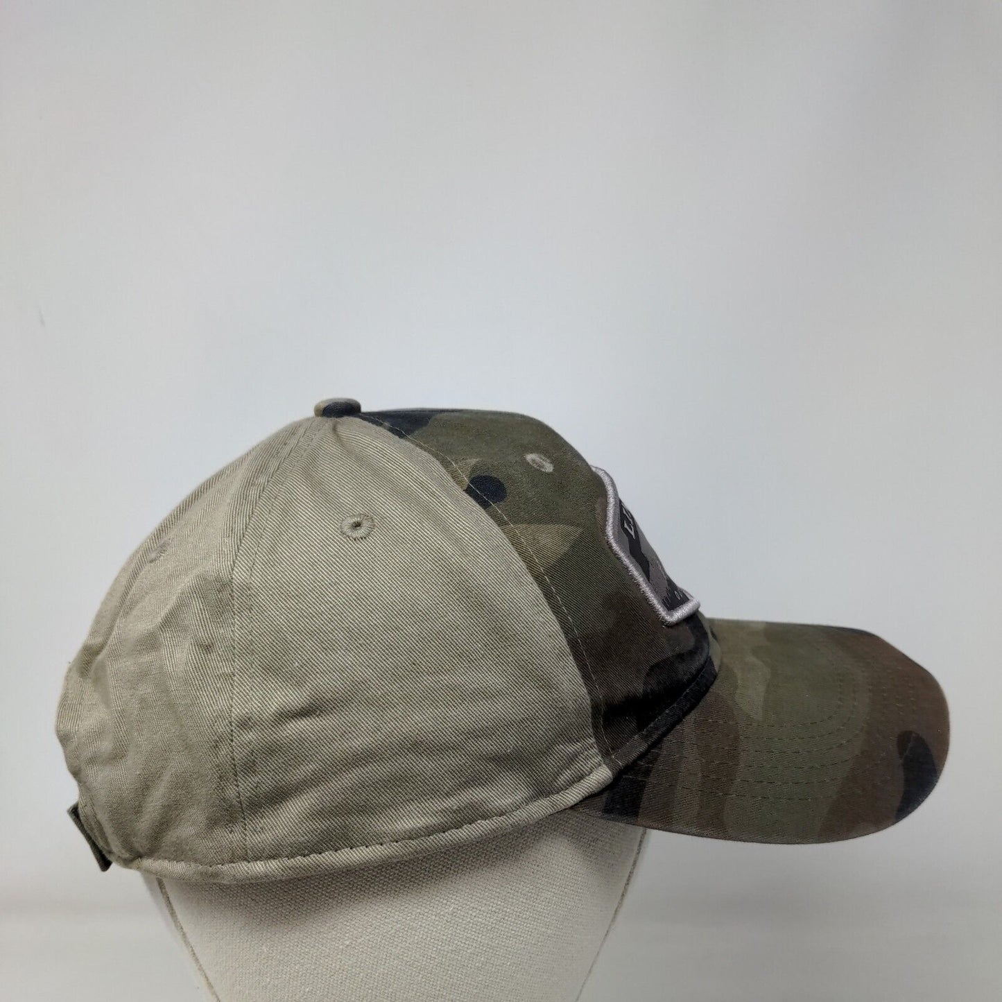 Lincoln Outfitters Patch Strapback Hat Camo OSFM Adjustable Outdoor Cap