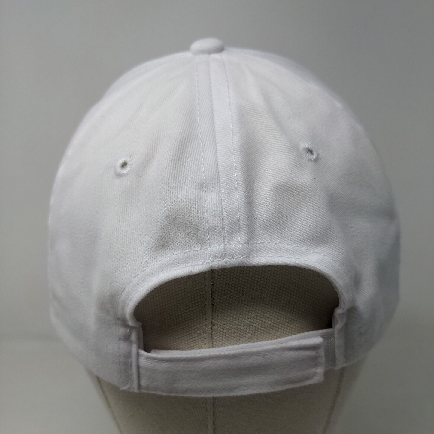 Ray Catena Lexus Men's Strapback Hat White OSFM Embroidered Logo PolyCotton