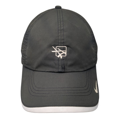 Nike Golf Strapback Hat Black Embroidered Logo Adjustable One Size