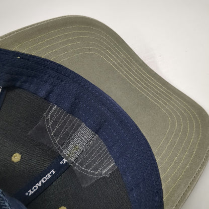 Legacy Sun Valley Idaho Mountain Patch Trucker Hat Beige Blue Gray One Size