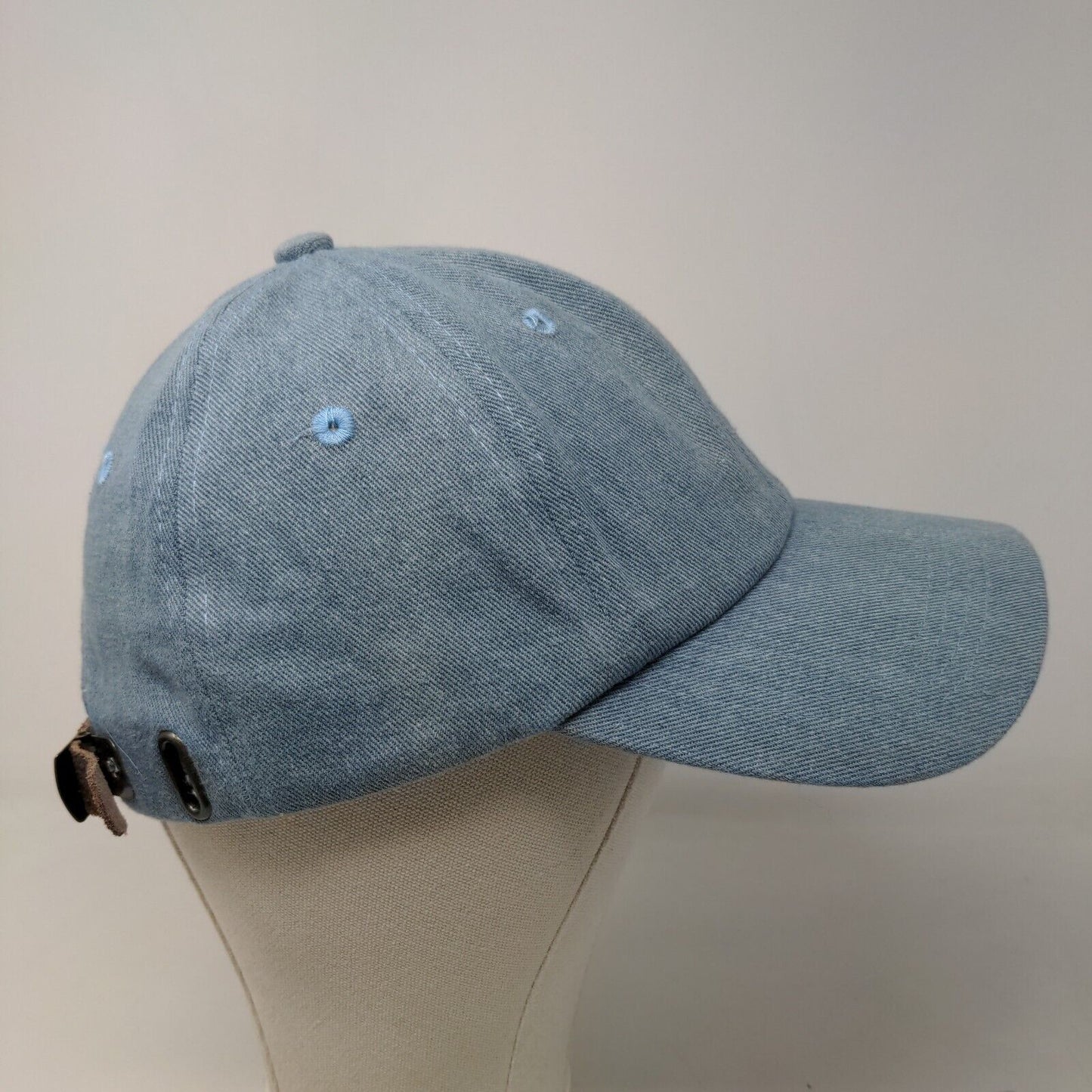 Francesca's Women's Slideback Hat Blue Size OS 100% Cotton Blank