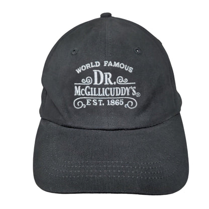 World Famous Dr. McGillicuddy's Est. 1865 Strapback Hat Black One Size Cotton
