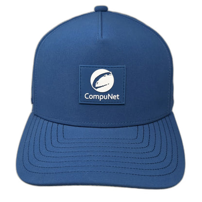 Suay Trucker Hat Blue XL Snapback Perforated Performance CompuNet Logo Patch