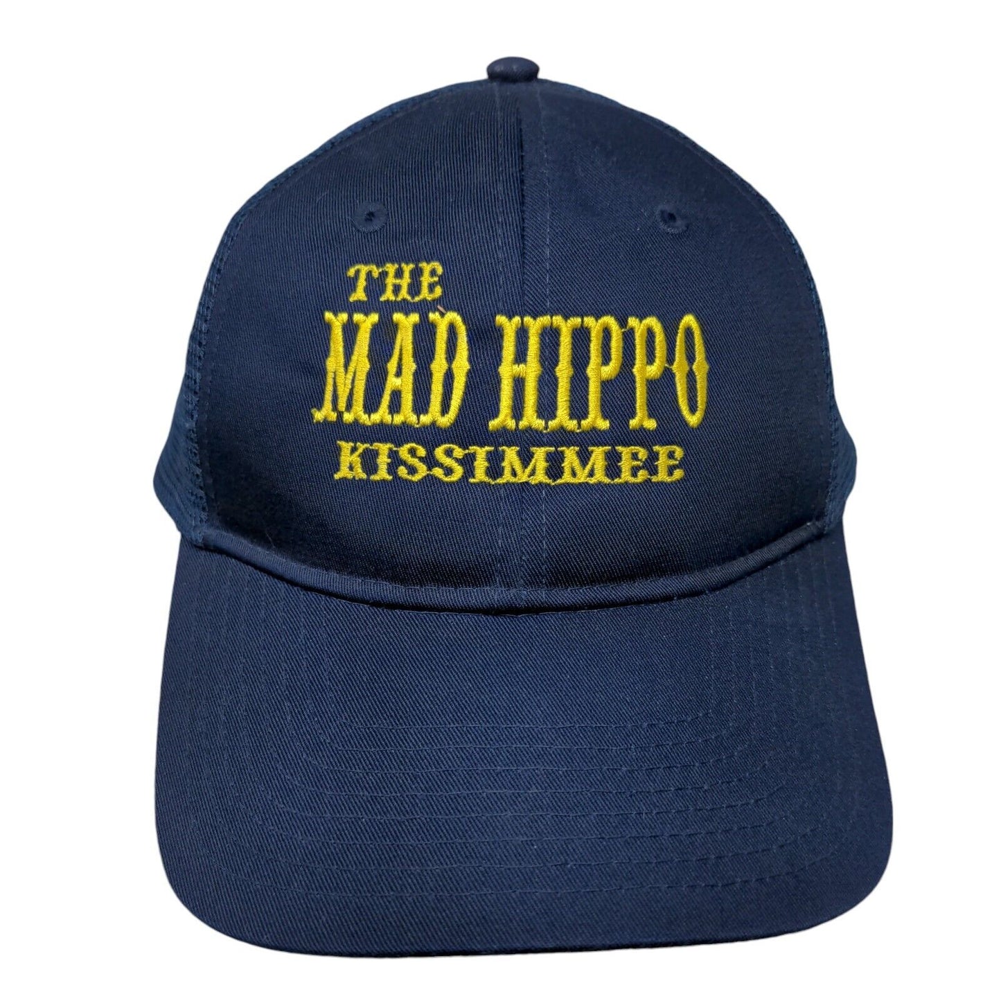 The Mad Hippo Kissimmee Snapback Mesh Back Trucker Hat Blue One Size