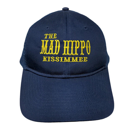 The Mad Hippo Kissimmee Snapback Mesh Back Trucker Hat Blue One Size