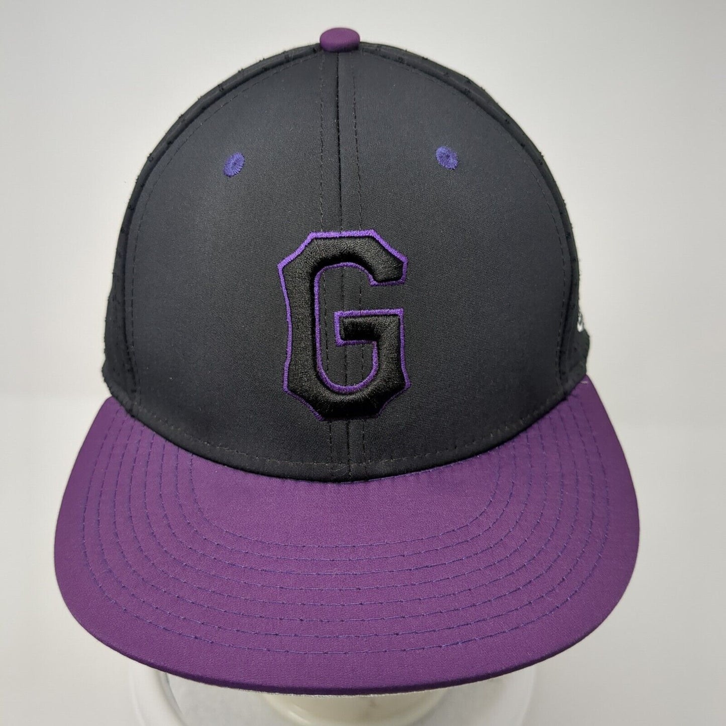 G Fitted Hat Multicolor Large Embroidered Vented Holes 6 Panel The Game Pro